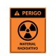 Placa Perigo Material Radioativo