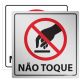 Placa Não Toque