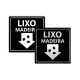 Placa de Lixo para Descarte de Madeira