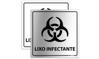 Placa de Lixo Infectante