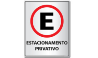 Placa Estacionamento Privativo