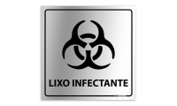 Placa de Lixo Infectante