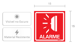 Placa Alarme Incêndio