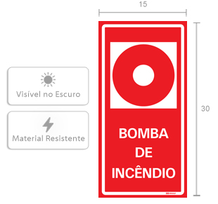 Placa Bomba de Incêndio