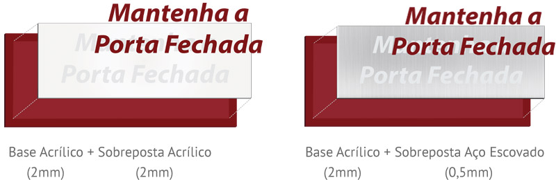  Materiais Linha Premium em Acrílico